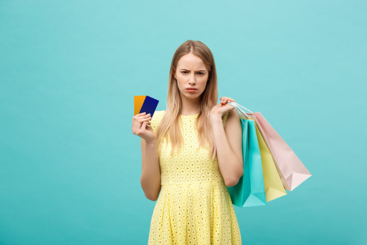 Woman wondering if her gift cards are a scam