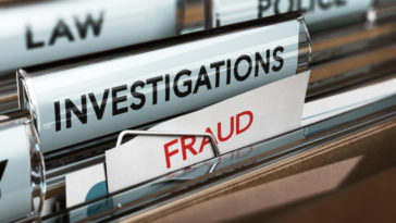 files with words law investigations and fraud