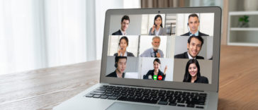 video conference with multiple people