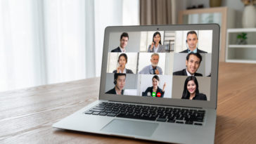 video conference with multiple people