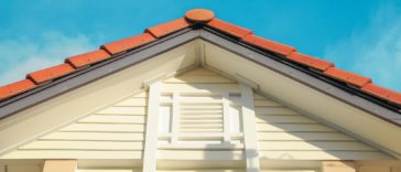 outside of a house attic