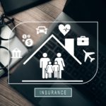 icons illustrating insurance coverage policies