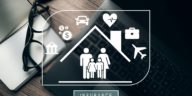 icons illustrating insurance coverage policies