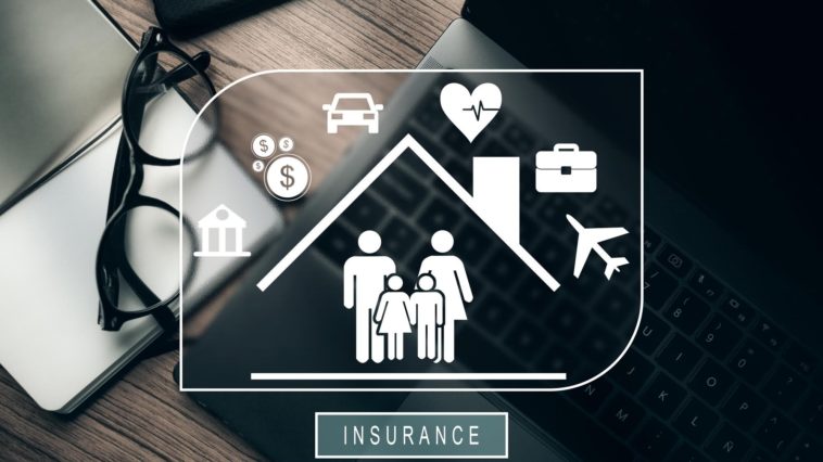 icons illustrating insurance coverage policies