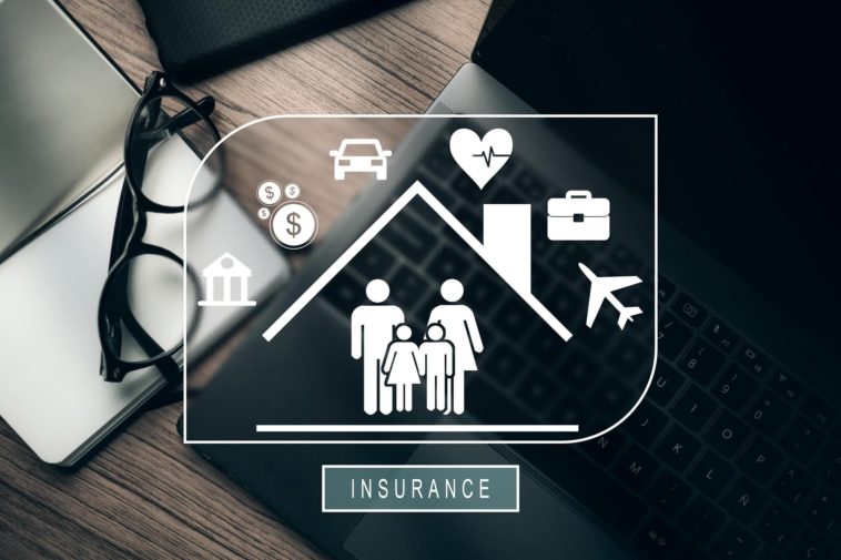 icons illustrating insurance coverage policies