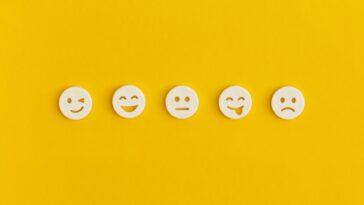 emoticon smiley faces on a yellow background