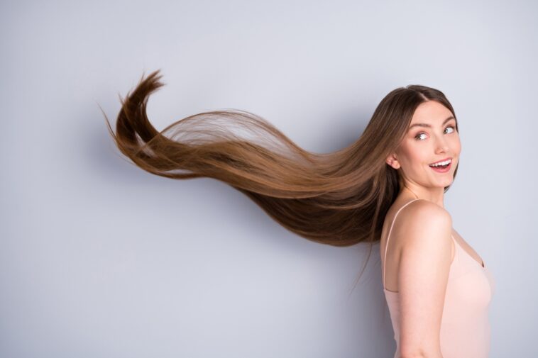 woman with long healthy hair